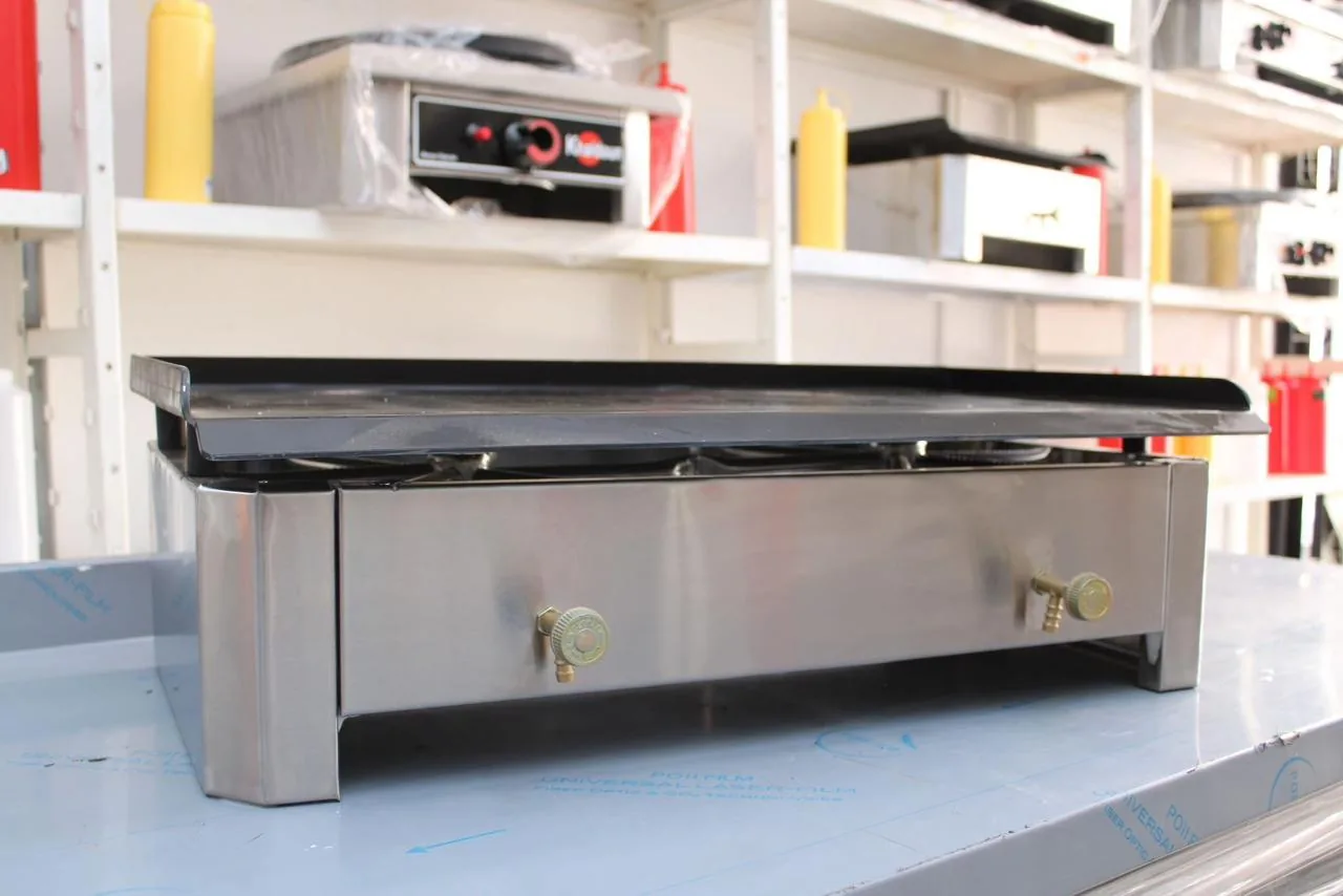 Wide griddle unit